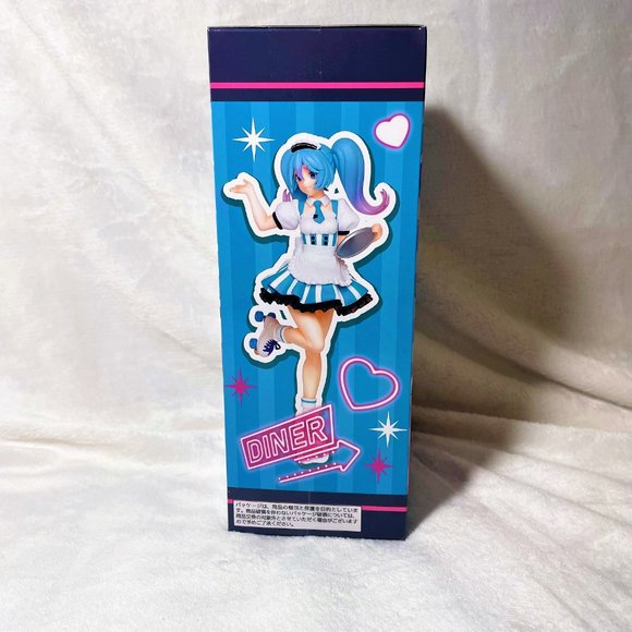 Hatsune Miku Costumes Cafe Maid Version Figure TAITO NEW Authentic - Picture 6 of 11
